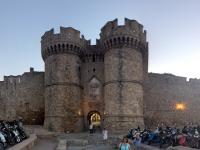 Palace of the Grand Master of the Knights of Rhodes at sunset